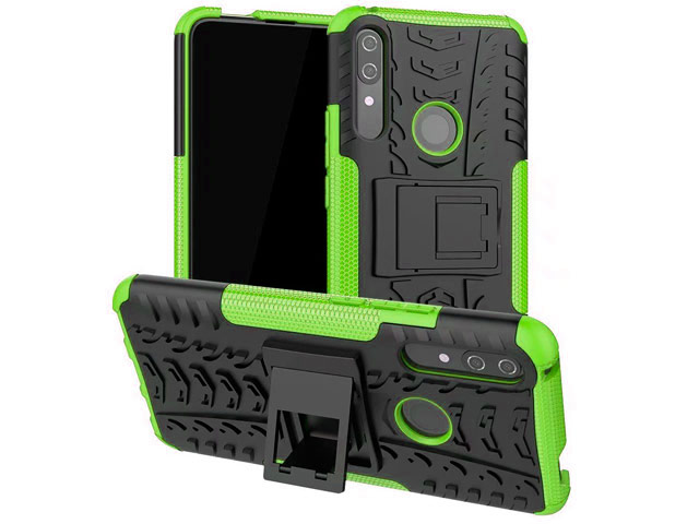 Чехол Yotrix Shockproof case для Huawei P smart Z (зеленый, пластиковый)