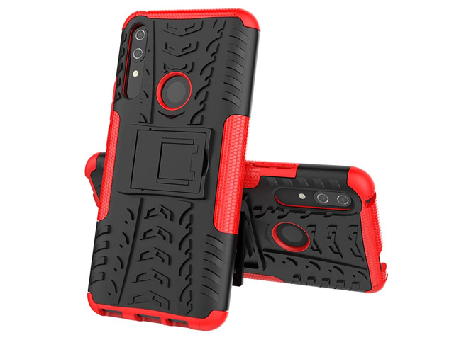 Чехол Yotrix Shockproof case для Huawei P smart Z (красный, пластиковый)