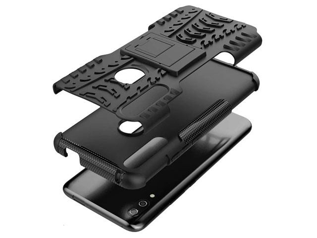 Чехол Yotrix Shockproof case для Huawei P smart Z (красный, пластиковый)