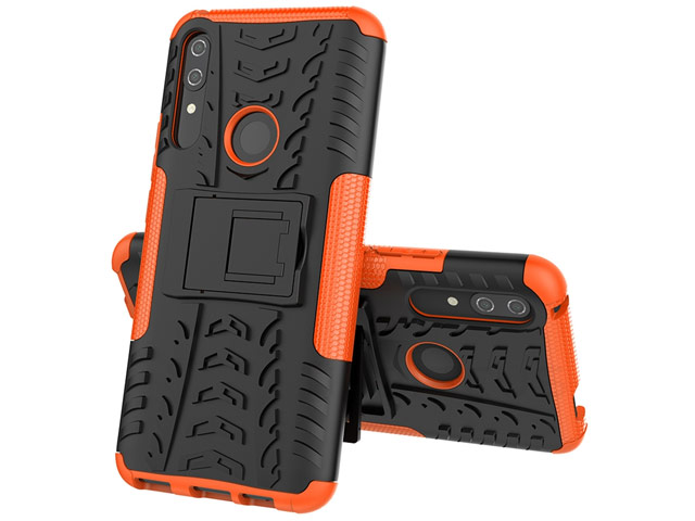 Чехол Yotrix Shockproof case для Huawei P smart Z (оранжевый, пластиковый)