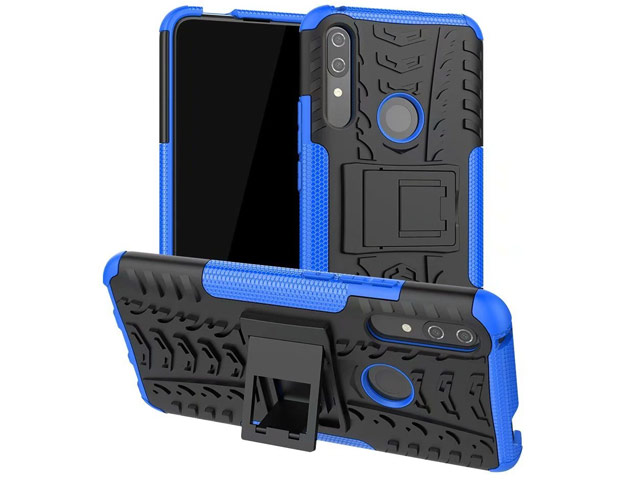 Чехол Yotrix Shockproof case для Huawei P smart Z (синий, пластиковый)