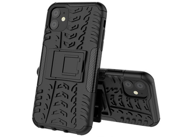 Чехол Yotrix Shockproof case для Apple iPhone 11 (черный, пластиковый)