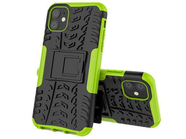 Чехол Yotrix Shockproof case для Apple iPhone 11 (зеленый, пластиковый)
