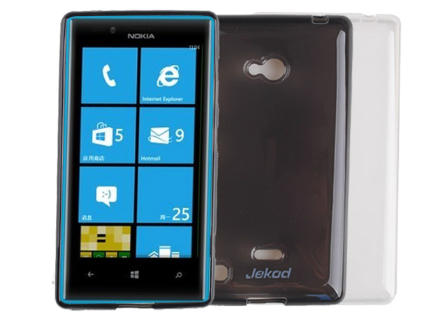 Чехол Jekod Soft case для Nokia Lumia 720 (черный, гелевый)