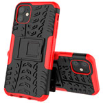 Чехол Yotrix Shockproof case для Apple iPhone 11 (красный, пластиковый)