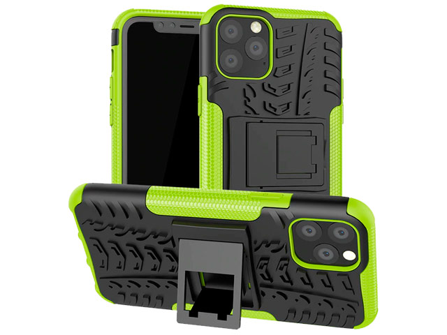 Чехол Yotrix Shockproof case для Apple iPhone 11 pro (зеленый, пластиковый)