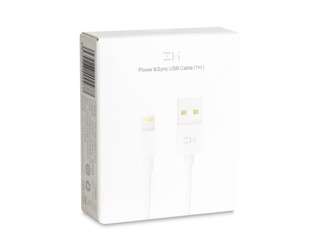 USB-кабель Xiaomi ZMI Cable универсальный (Lightning, 1 метр, MFi, белый)