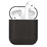 Чехол Synapse Fabric Case для Apple AirPods (темно-серый, тканевый)