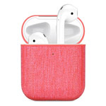 Чехол Synapse Fabric Case для Apple AirPods (розовый, тканевый)