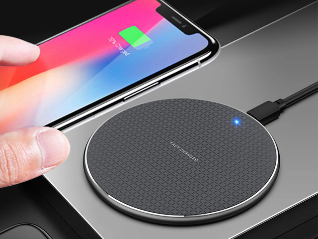 Беспроводное зарядное устройство Synapse Qi Wireless Charger (черное, Fast Charge, QI)