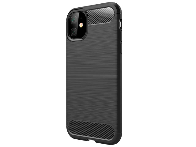 Чехол Yotrix Rugged Armor для Apple iPhone 11 (черный, гелевый)