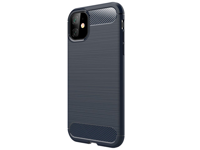 Чехол Yotrix Rugged Armor для Apple iPhone 11 (синий, гелевый)