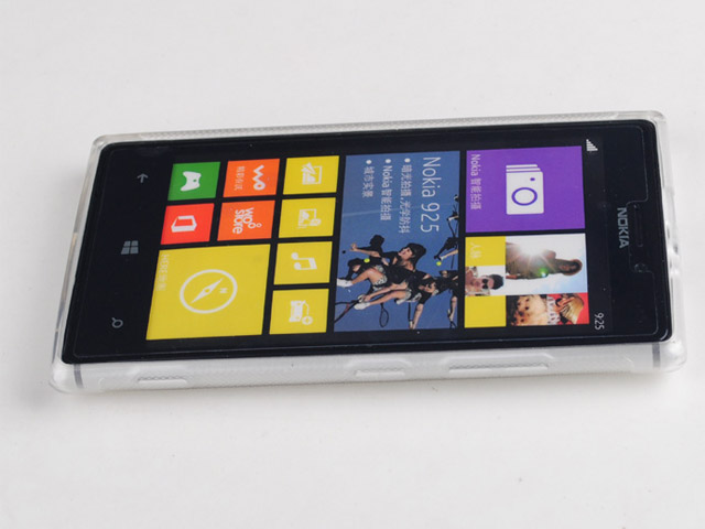 Чехол Jekod Soft case для Nokia Lumia 925T (белый, гелевый)