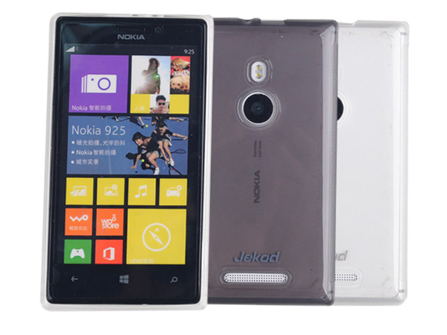 Чехол Jekod Soft case для Nokia Lumia 925T (белый, гелевый)