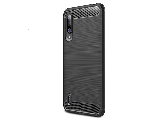 Чехол Yotrix Rugged Armor для Xiaomi Mi A3 (черный, гелевый)