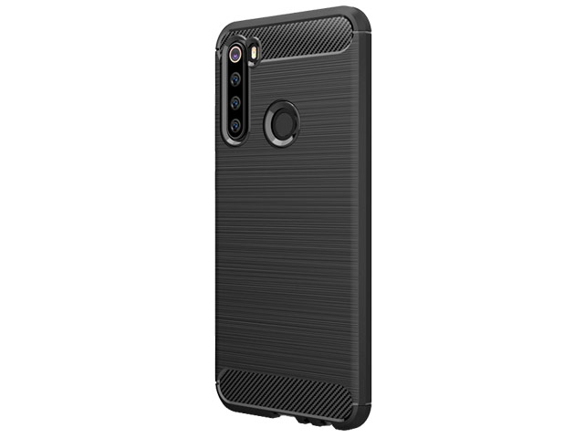 Чехол Yotrix Rugged Armor для Xiaomi Redmi Note 8 (черный, гелевый)