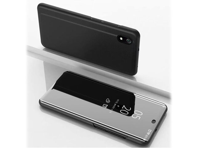 Чехол Yotrix FlipView case для Xiaomi Redmi 7A (черный, пластиковый)