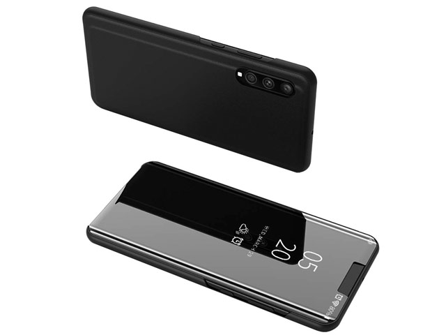 Чехол Yotrix FlipView case для Samsung Galaxy A50 (черный, пластиковый)