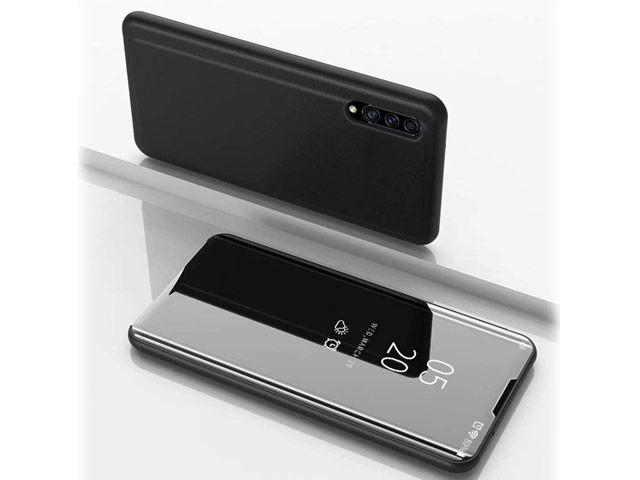 Чехол Yotrix FlipView case для Samsung Galaxy A50 (черный, пластиковый)