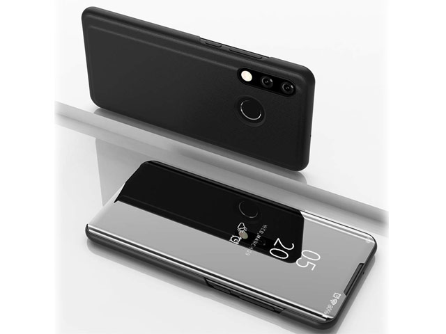 Чехол Yotrix FlipView case для Huawei P30 lite (черный, пластиковый)