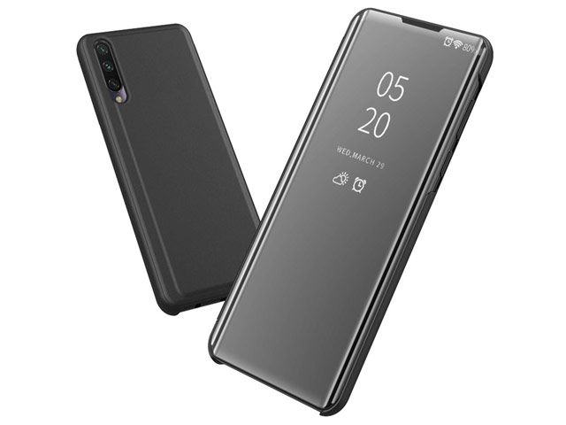 Чехол Yotrix FlipView case для Xiaomi Mi A3 (черный, пластиковый)