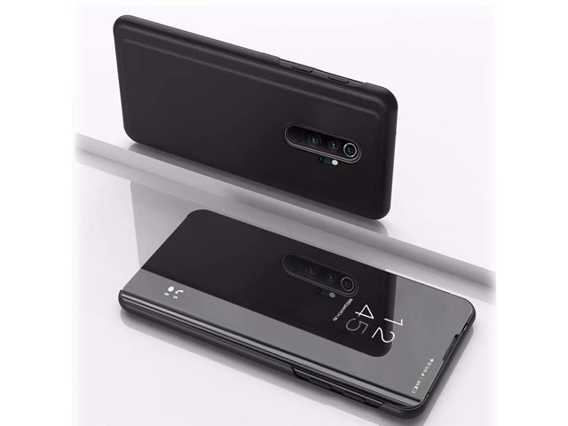 Чехол Yotrix FlipView case для Xiaomi Redmi Note 8 pro (черный, пластиковый)
