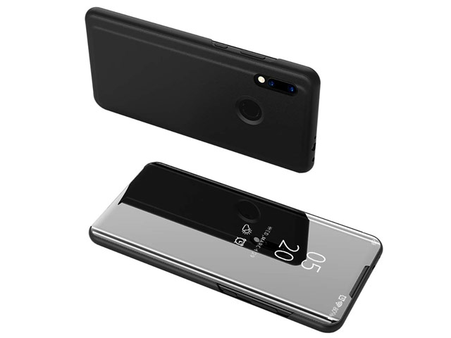 Чехол Yotrix FlipView case для Xiaomi Redmi Note 7 (черный, пластиковый)