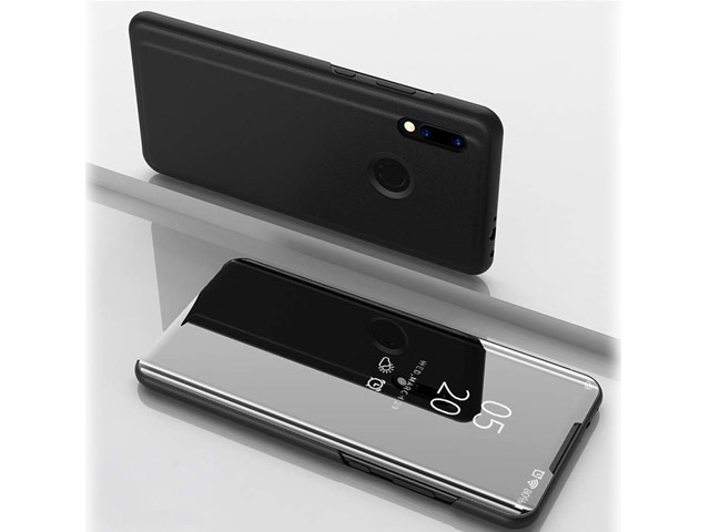 Чехол Yotrix FlipView case для Xiaomi Redmi Note 7 (черный, пластиковый)
