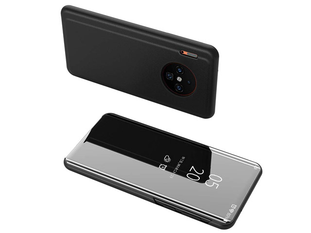 Чехол Yotrix FlipView case для Huawei Mate 30 pro (черный, пластиковый)