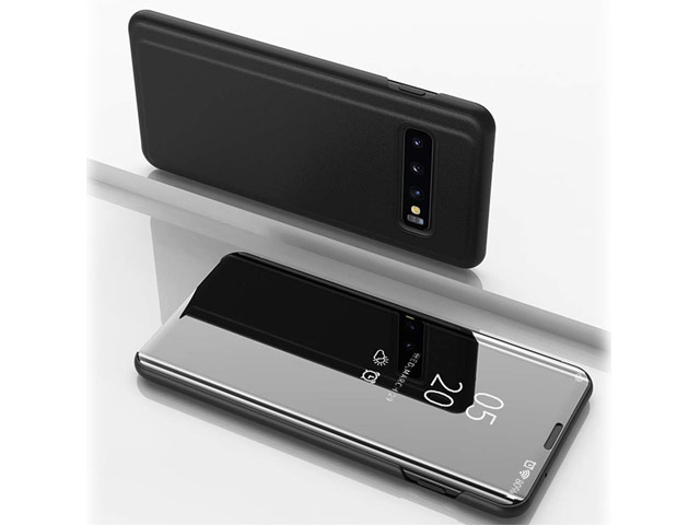 Чехол Yotrix FlipView case для Samsung Galaxy S10 (фиолетовый, пластиковый)