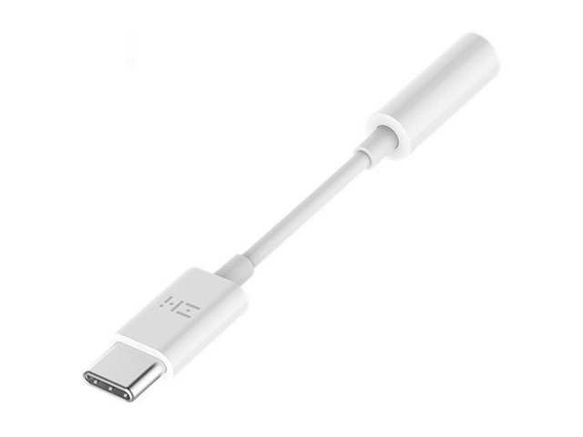 Адаптер Xiaomi ZMI Type-C to Headphone Adapter универсальный (USB Type C, miniJack 3.5 мм, белый)