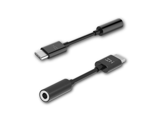 Адаптер Xiaomi ZMI Type-C to Headphone Adapter универсальный (USB Type C, miniJack 3.5 мм, черный)