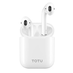 Беспроводные наушники Totu TWS Wireless Earphone (белые, пульт/микрофон)