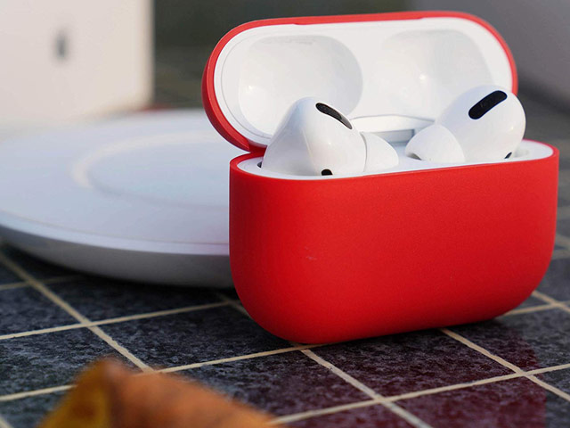 Чехол Synapse Protection Case для Apple AirPods pro (красный, силиконовый)