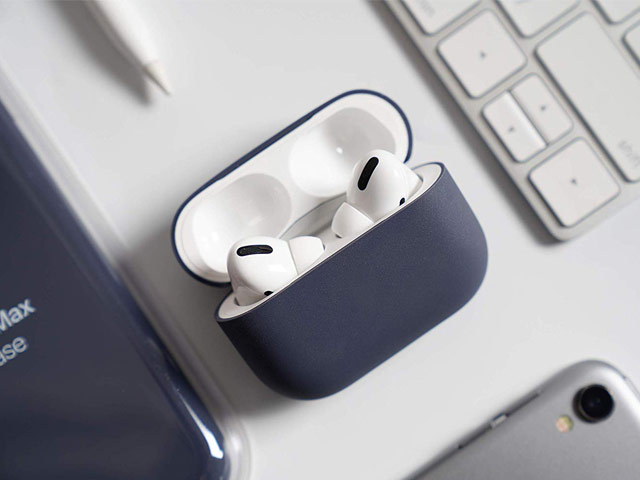 Чехол Synapse Protection Case для Apple AirPods pro (темно-синий, силиконовый)