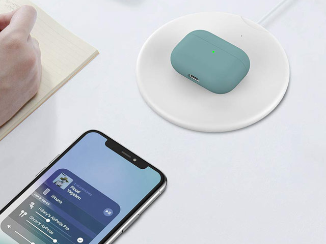 Чехол Synapse Protection Case для Apple AirPods pro (темно-зеленый, силиконовый)