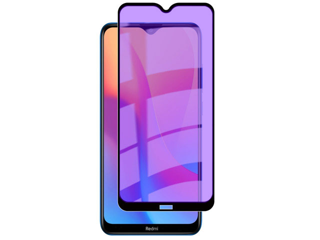 Защитное стекло Yotrix 3D Anti-Glare Glass Protector для Xiaomi Redmi 8A (черное, антиблик)