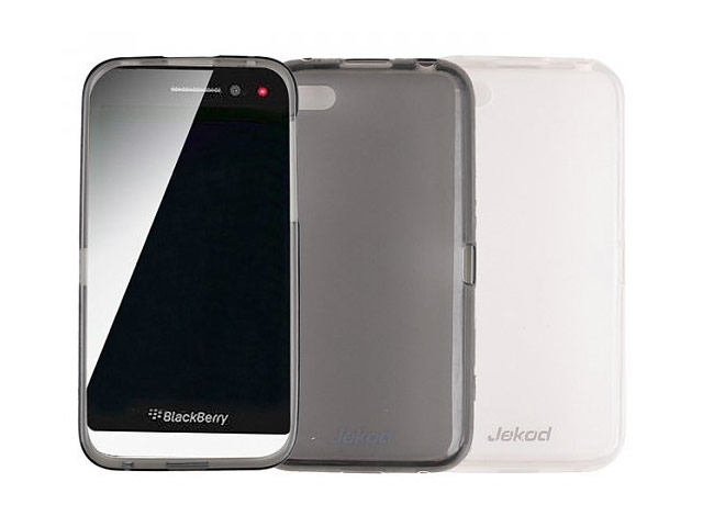 Чехол Jekod Soft case для BlackBerry R10 (черный, гелевый)