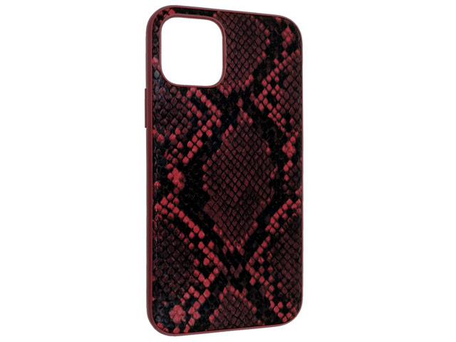 Чехол Kajsa Dale Glamorous Snake 2 для Apple iPhone 11 (красный, кожаный)