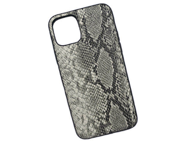 Чехол Kajsa Dale Glamorous Snake 2 для Apple iPhone 11 (серый, кожаный)