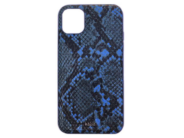 Чехол Kajsa Dale Glamorous Snake 2 для Apple iPhone 11 (синий, кожаный)
