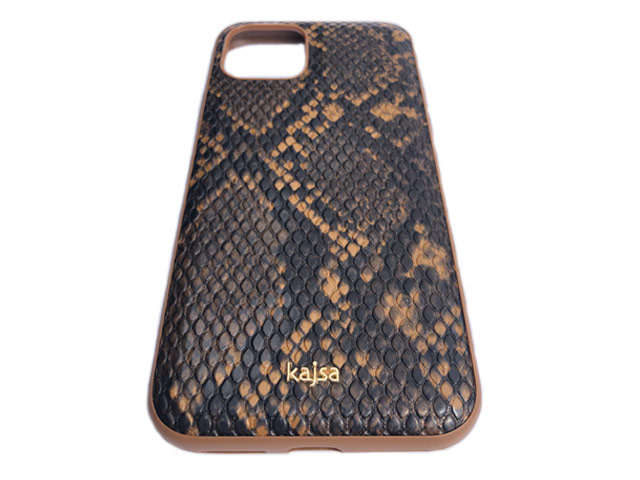 Чехол Kajsa Dale Glamorous Snake 2 для Apple iPhone 11 (коричневый, кожаный)