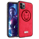 Чехол Marvel Avengers Leather case для Apple iPhone 11 pro (Ironman, матерчатый)