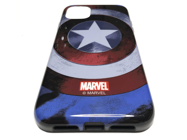 Чехол Marvel Avengers Hard case для Apple iPhone 11 (Captain America, пластиковый)