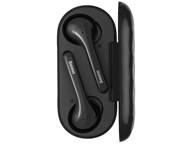 Беспроводные наушники Baseus True Wireless Earphones W07 (черные, пульт/микрофон)