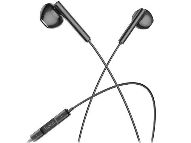Наушники Hoco Stereo Earphones M65 универсальные (USB Type C, черные, пульт/микрофон)