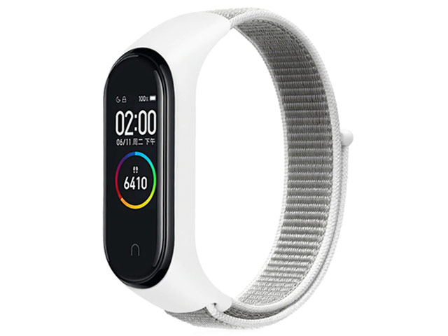 Ремешок для часов Synapse Sport Loop для Xiaomi Mi Band 4 (белый, нейлоновый)