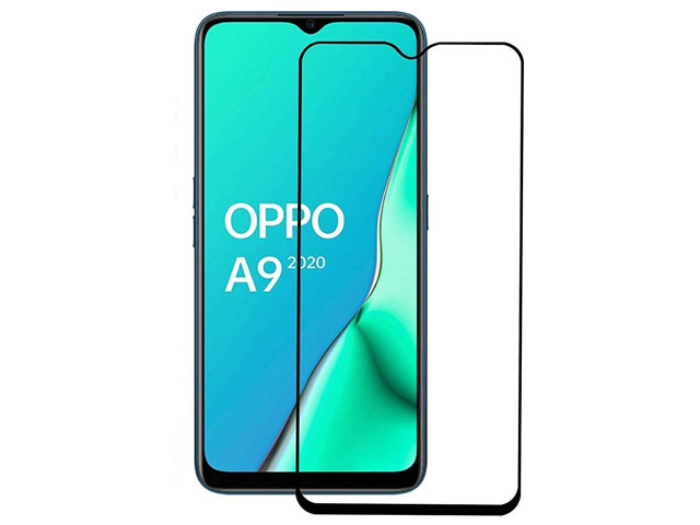 Защитное стекло Yotrix 3D Pro Glass Protector для Oppo A9 2020 (черное)