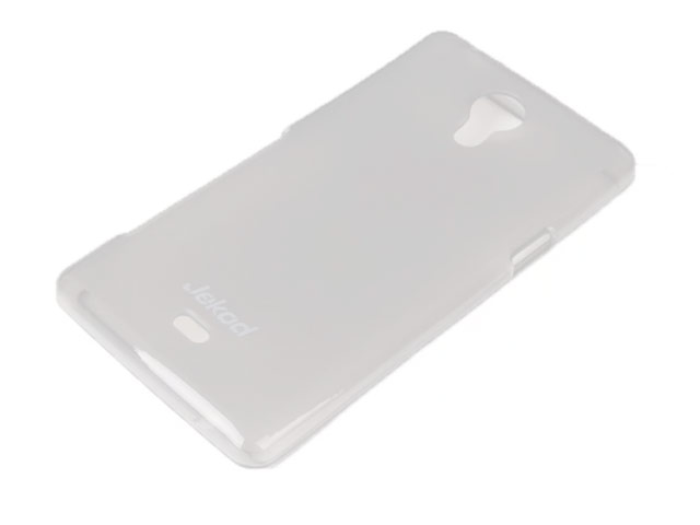 Чехол Jekod Soft case для Sony Xperia ZL L35h (белый, гелевый)