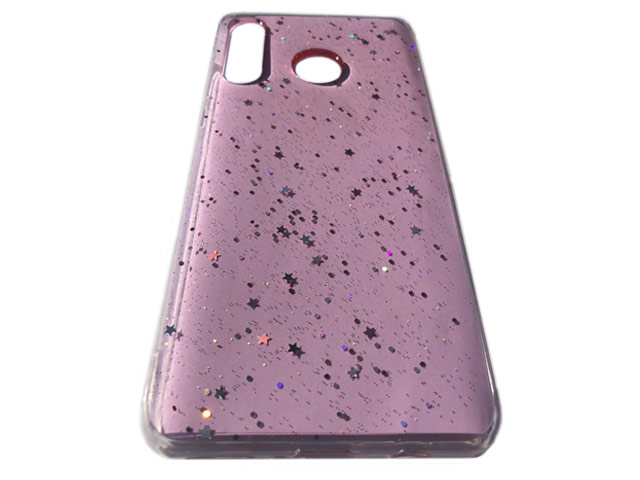 Чехол Yotrix GlitterFoil Case для Huawei P smart Z (розовый, гелевый)